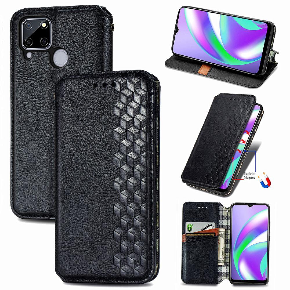 Case for OPPO Realme C12 Fashion Design Wallet Function Flip Cover