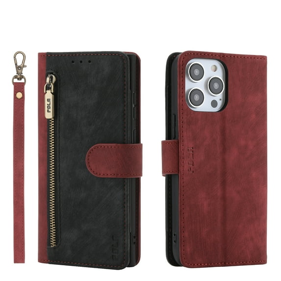 Case for One Plus 10 Pro 5G Vintage Multi-Color Folio Vegan Leather Purse Case with Card Slots Magnetic Closure Kickstand Flip Crashproof Phone Cover