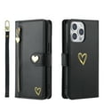 thumbnail image 1 of Case for One Plus 13 Wallet phone case with zipper pocket, wrist strap, flip cover and built-in card slots., 1 of 6