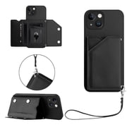 Case for OnePlus 13R 5G Wallet Case with Credit Card Holder and Lanyard Premium Leather Magnetic Clasp Kickstand Shockproof Protective Phone Cover