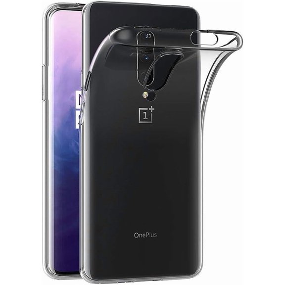 Case for OnePlus 7 Pro (6.67 inch) Soft TPU Rubber Gel Bumper Transparent Back Cover