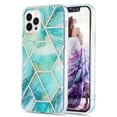 thumbnail image 1 of Case for OnePlus Nord N20 5G Shiny Geometric Marble Design Clear Bumper Glossy Case with Camera Screen Protection Anti-Fingerprint Skid Resistant, 1 of 6