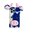 thumbnail image 1 of Case for Oneplus 13 5g Lovely Fuzzy Fluffy Cartoon Cow Autumn and Winter Cow Phone Case, 1 of 5