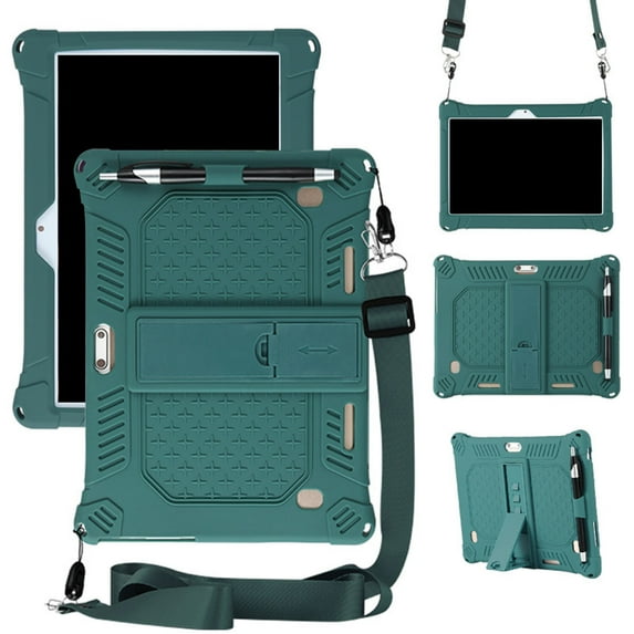 Case for Onn 10.1 inch Tablet (2024 Model) Gen 4 - Slim Lightweight Folio Pu Leather Folding Stand Cover Case + 1 Random Stylus