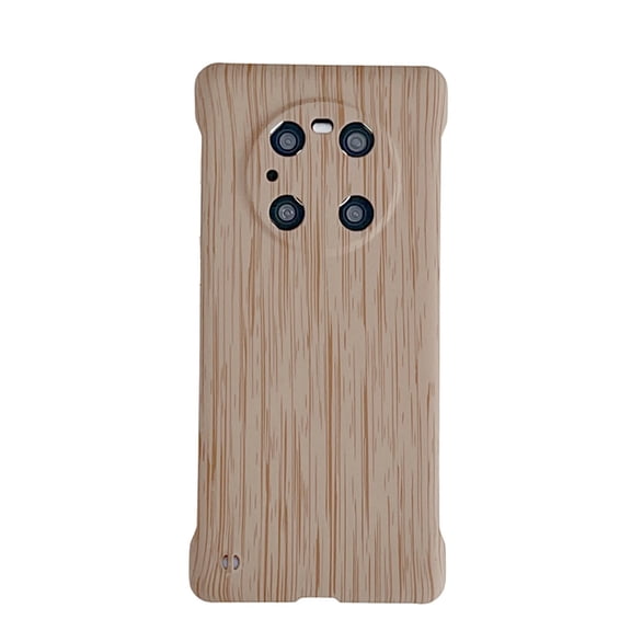 Case for P60 Wood Pattern Four Corner Protective Cover Hard PC Mobile Phone Back Cover Case