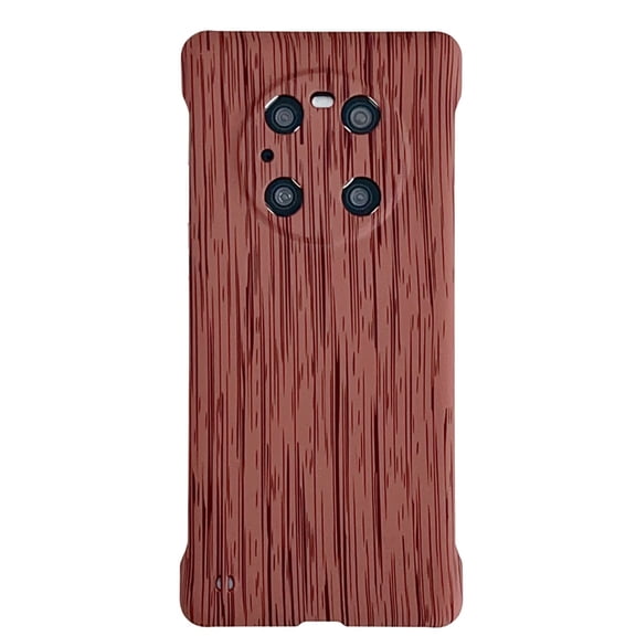 Case for P60 Wood Pattern Four Corner Protective Cover Hard PC Mobile Phone Back Cover Case