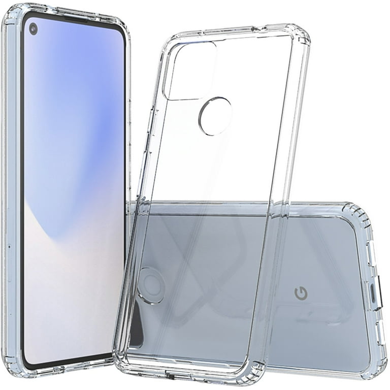 Case for Pixel 4a 5G, Clear [Aquaflex] Transparent Flexible TPU