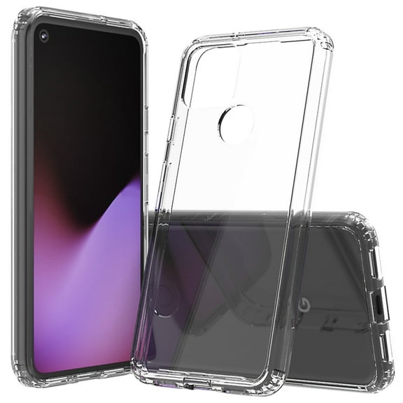 Case for Pixel 5, Clear [Aquaflex] Transparent Flexible TPU [Shock Absorbing] Cover for Google Pixel 5