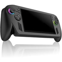 Case for ROG Xbox Ally X,Fully Wrap Silicon Soft Protective Shockproof Cover with Support for ROG Xbox allyX.-Black