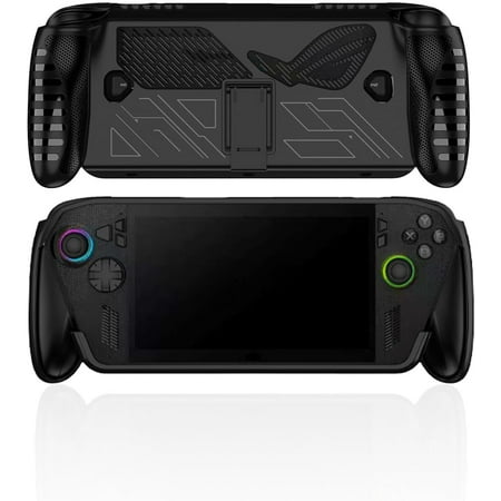 Case for ROG Xbox Ally X,Fully Wrap TPU Soft Protective Shockproof Cover with Support for ROG Xbox Ally X Accessories.-Black