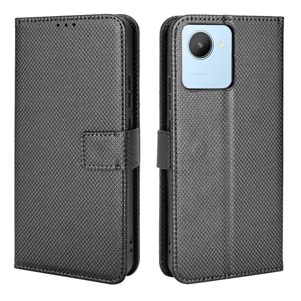 TIANYUE Cover per Realme C30 4G, Flip Custodia Portafoglio in Pelle Premium Slot, con Supporto Stand, Slot per schede, Custodia per Realme C30 4G Sottile-Blu scuro