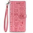 Case for Redmi Note 13 Proplus 5G Cat and dog embossed wallet cover