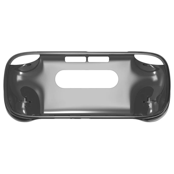 Case for Retroid Pocket 5 Handheld Console - Clear Crystal/Black Shock-Absorbing Anti-Drop Protection Soft Shell