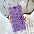 Case for Samsung A02S(166mm) Flip phone case, 3D cat dog embossed