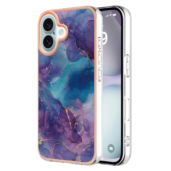Case for Samsung A36 case,Hard IMD Marble Pattern Fashion Design Case for Girls,Enhanced Camera and Screen Protection Cover