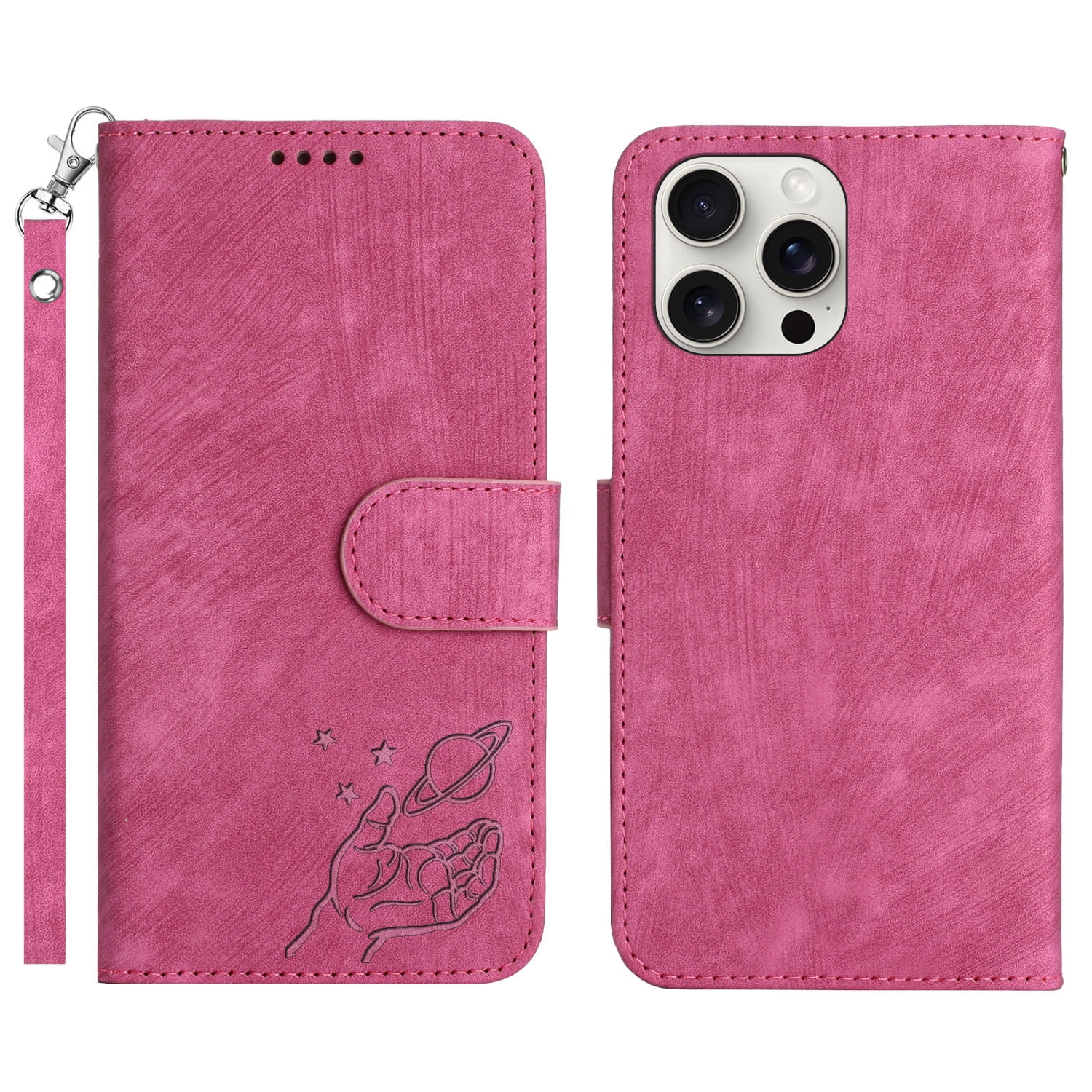 Zipper Case For Realme 8 Pro/Realme 8 Button Design, Zipper Pocket PU Leather Phone Magnetic Cover, Wallet Case For Realme 8 Pro/Realme 8-001 - View #5