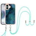 thumbnail image 1 of Case for Samsung A55 case,Shiny IMD Marble Pattern Lanyard Case for Girls,Enhanced Camera and Screen Protection Cover, 1 of 6