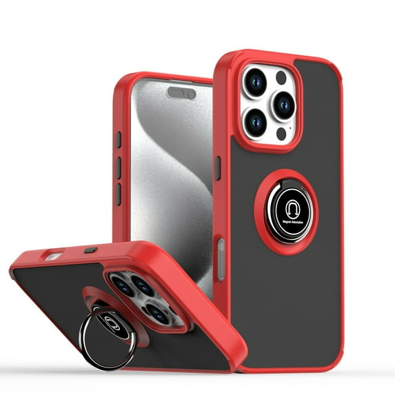 Case for Samsung A70 protective case, Slim Military Grade Car Holder Shockproof Anti-Drop Built-in Ring Holder Magnetic Kickstand Protective Cover