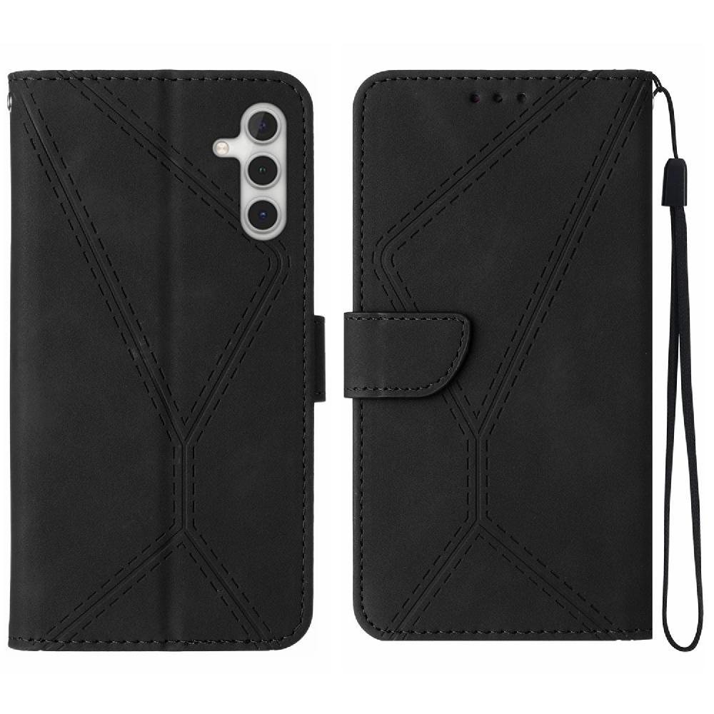 Case for Samsung Galaxy A04 4G Phone Case Stitching Embossed Soft PU