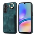 thumbnail image 1 of Case for Samsung Galaxy A05s, PU Leather 3 Card Slots with Finger Ring Holder Shockproof Phone Case, 1 of 15