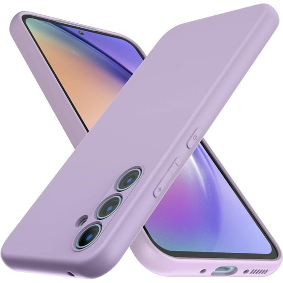 Case for Samsung Galaxy A54 5G (2023) Thin TPU Cover with Camera Protection Soft Interior Slim Flexible Phone Case for Galaxy A54 - Lilac
