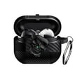 thumbnail image 1 of Case for Samsung Galaxy Buds 3 / Buds 3 Pro Fiber Pattern Cover With Skull Switch and Carabiner, 1 of 6