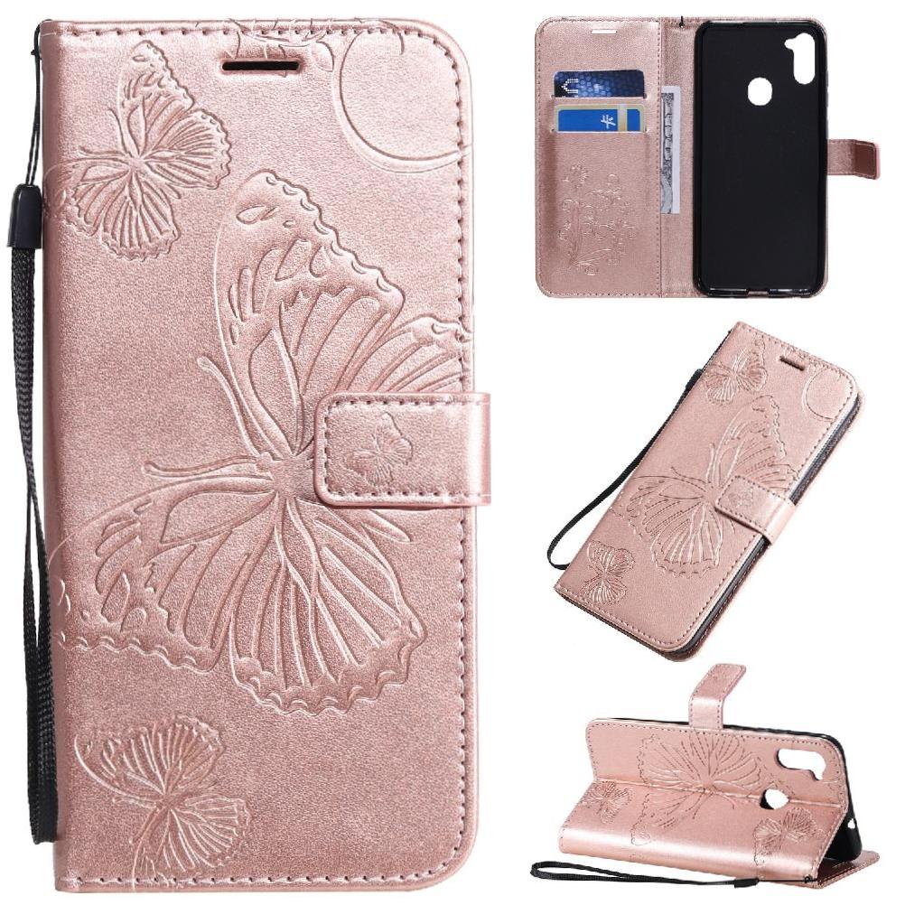Case for Samsung Galaxy M11 with Card Slot Stand Pu Leather Flip