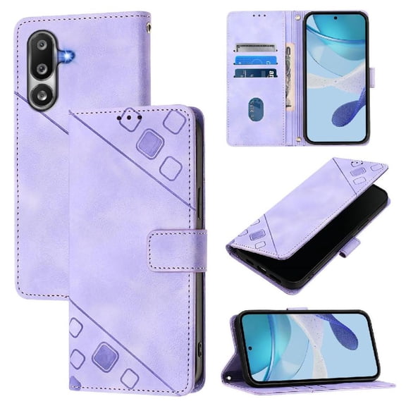 Case for Samsung Galaxy M36 Magnetic Leather Card Holder Wallet Flip Cover