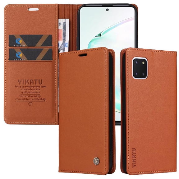 Case for Samsung Galaxy Note 10 Lite Wallet Case with Card Slots PU Leather Magnetic Closure