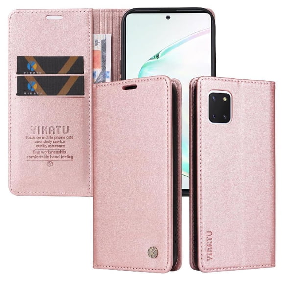 Case for Samsung Galaxy Note 10 Lite Wallet Case with Card Slots PU Leather Magnetic Closure