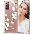 thumbnail image 1 of Case for Samsung Galaxy Note 20 Clear Flowers, Shockproof Protective Phone Case Cover for Samsung Note 20 6.7 Inch, 1 of 15
