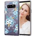 thumbnail image 1 of Case for Samsung Galaxy Note 8, Clear Floral Pattern Designed Shockproof Protective Phone Case, Thin Cover for Samsung Galaxy Note 8, 1 of 13