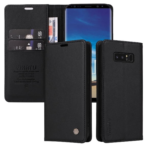 Case for Samsung Galaxy Note 8 Wallet Case with Card Slots PU Leather Magnetic Closure