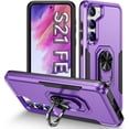 thumbnail image 1 of Case for Samsung Galaxy S21 FE Case for Galaxy S21 FE Case,Designed Stylish Slim fit Protective Case for Samsung Galaxy S21 FE Purple+Black, 1 of 11