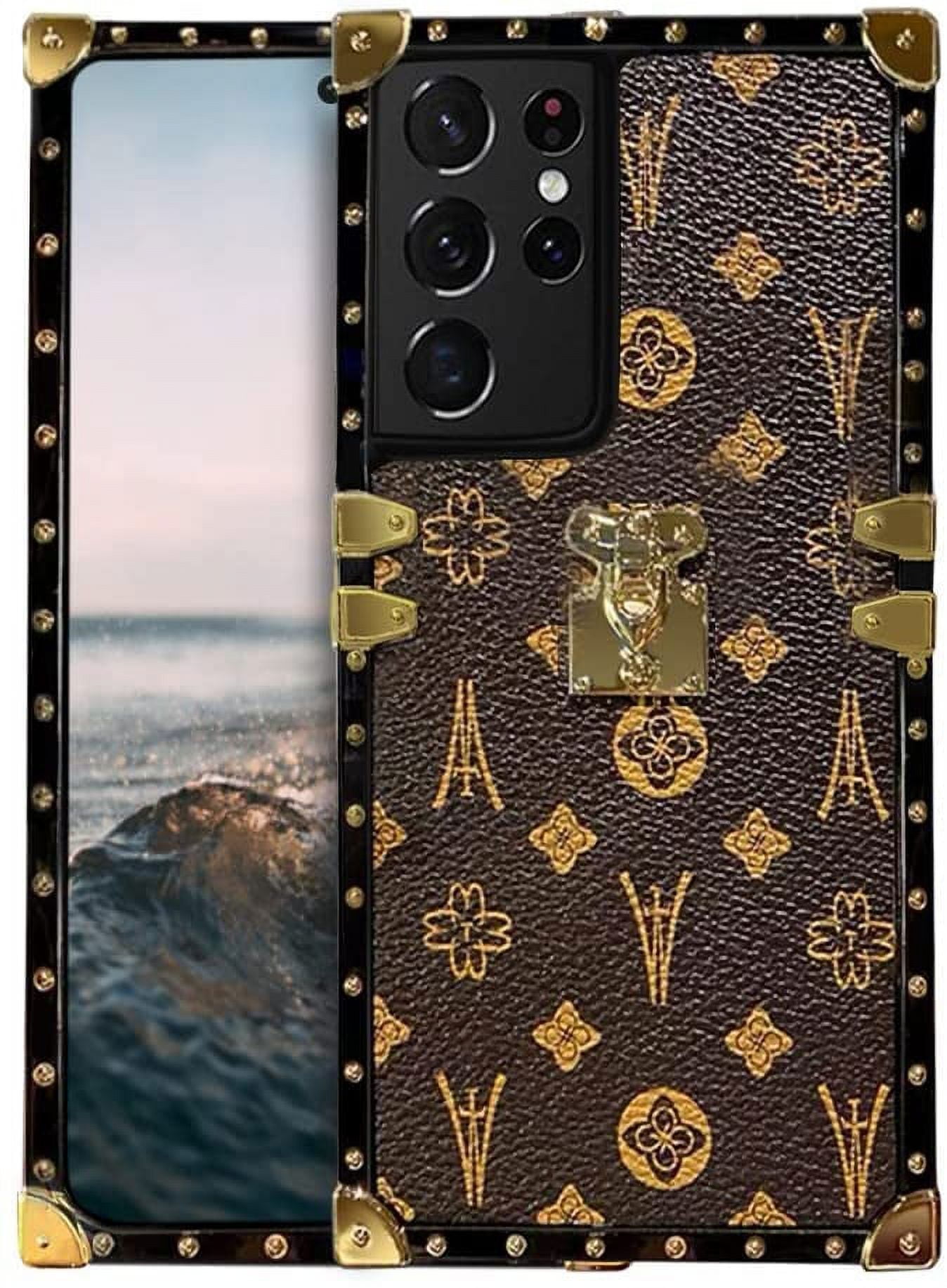 iPhone 12 Pro Max Back Cover Pouch LV Trunk Mobile Cover - Multicolor