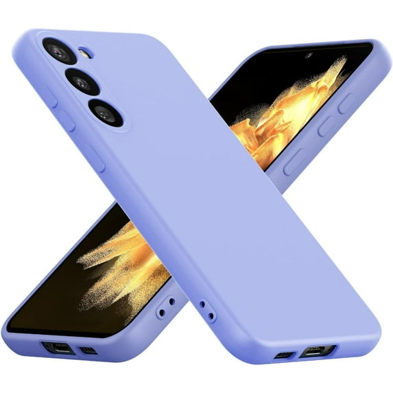 Case for Samsung Galaxy S23 6.1 Inch, Thin TPU with Camera Protection Soft Interior Slim Phone Case for Galaxy S23 2023 - Lavender