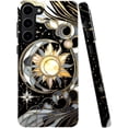 thumbnail image 1 of Case for Samsung Galaxy S23, Celestial Stained Glass Moon Phone Case Military-Grade Drop Protection Cover for Women Girl - Glossy, 1 of 7