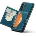 thumbnail image 1 of Case for Samsung Galaxy S23 FE 5G 2023, Detachable Magnetic Wallet Card Cash Slot Case Cover Support Wireless Charging Functional Kickstand (Teal), 1 of 14