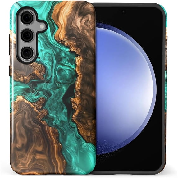 Case for Samsung Galaxy S24 FE, Scratch Resistant Hybrid Double Layer ...