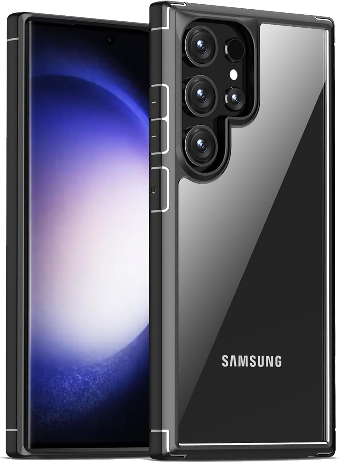 Case for Samsung Galaxy S24 Ultra/S24 Plus/S24, [Never Yellow] Crystal