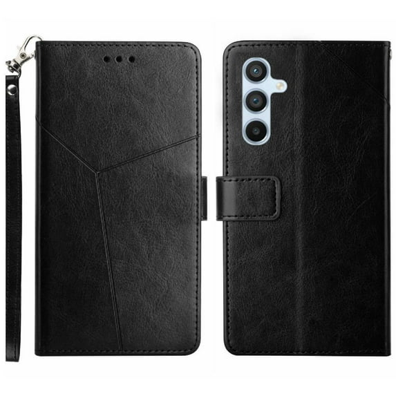 Case for Samsung Galaxy S25 Fe Leather Wallet Shockproof Tpu Shell Kickstand-durable Flip Cover Book Folding