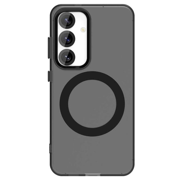 Case for Samsung Galaxy S25+, Magnetic Matte Soft Touch Shockproof Protective Cover, Purple/Blue/Pink/Gold