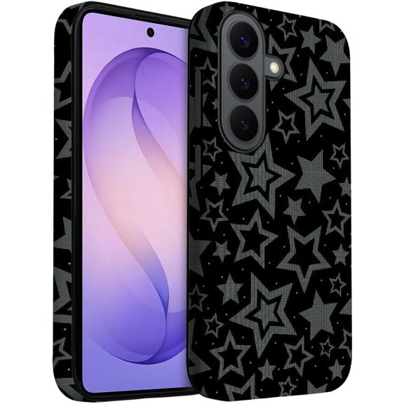 Case for Samsung Galaxy S26 Case | Retro Gray Stars | Slim Drop Protection Design