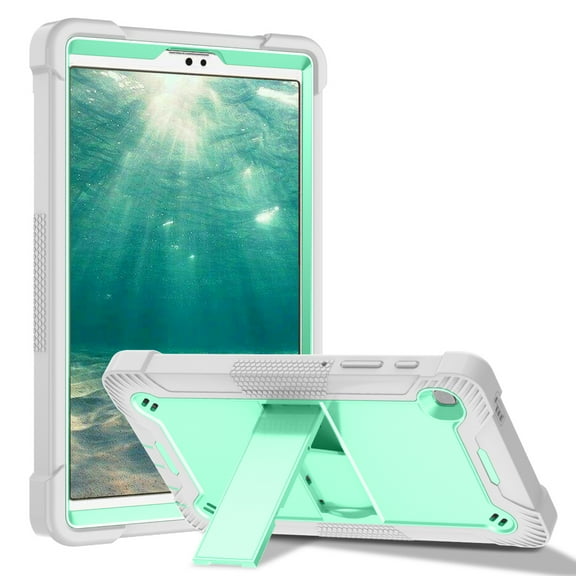 Case for Samsung Galaxy Tab A 10.1 2019 SM-T510/T515, Kids Protection Heavy Duty Rugged Shockproof Anti-Slip Protective Tablet Cover with Kickstand