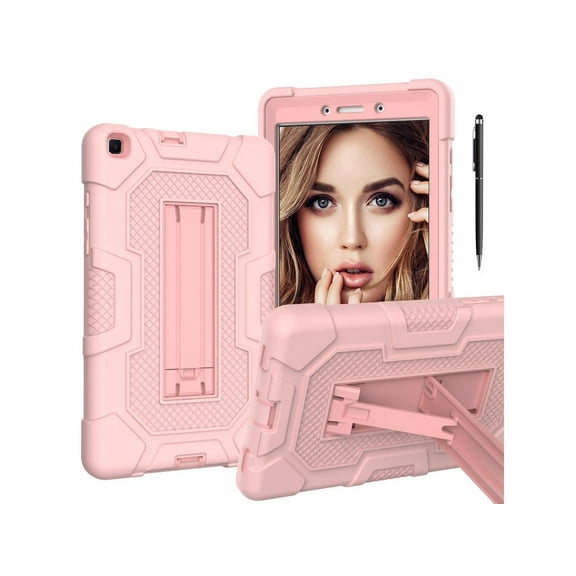 Case for Samsung Galaxy Tab A 8 inch 2019 Release SM-T290 / SM-T295 / SM-T297 with Kickstand, Heavy Duty Shockproof Protective Cover with Stylus Pen