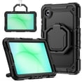 thumbnail image 1 of Case for Samsung Galaxy Tab A11 8.7 inch 2025 Release, 360 Rotating Stand Handle Shoulder Strap Heavy Duty Shockproof Cover, Black, 1 of 7