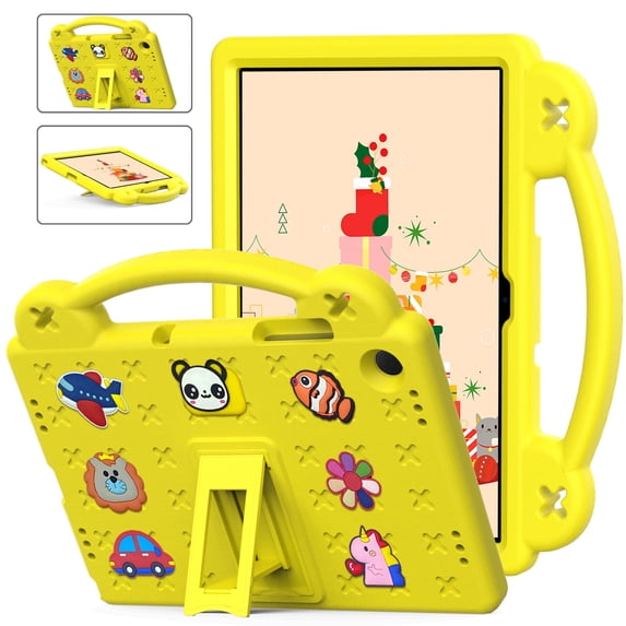 Case for Samsung Galaxy Tab A11 Plus 2025 / A9+ 11 inch 2023 Model (SM-X230/X236/X210/X216) Cute Portable Kids Shockproof Cover With Stand