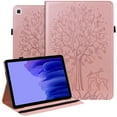 thumbnail image 1 of Case for Samsung Galaxy Tab A7 10.4 2020 SM-T500, Slim Premium PU Leather Folio Stand Cover with Auto Sleep/Wake & Pencil Holder, Rosegold, 1 of 5