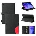 thumbnail image 1 of Case for Samsung Galaxy Tab A7 10.4 SM-T500/T505, Slim Folio Stand Protective Premium Leather Shockproof Tablet Cover,Black, 1 of 7