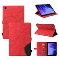 thumbnail image 1 of Case for Samsung Galaxy Tab A7 10.4 SM-T500/T505, Slim Folio Stand Protective Premium Leather Shockproof Tablet Cover,Red, 1 of 7